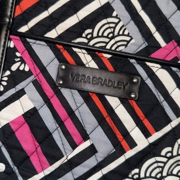 Vera Bradley tote trimmed bag northern lights quilted - Picture 4 of 6